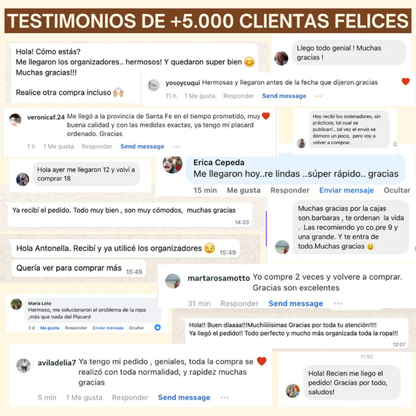 Organizadores de Ropa Plegables (Compra 1 y llévate 3)