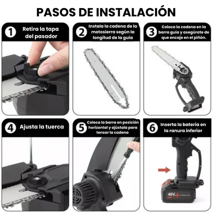 MOTOSIERRA INALÁMBRICA DE ALTA POTENCIA