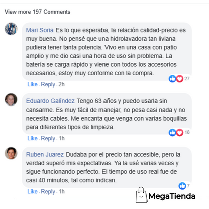 HIDROLAVADORA INALÁMBRICA MULTIFUNCIONAL CON BATERÍA RECARGABLE