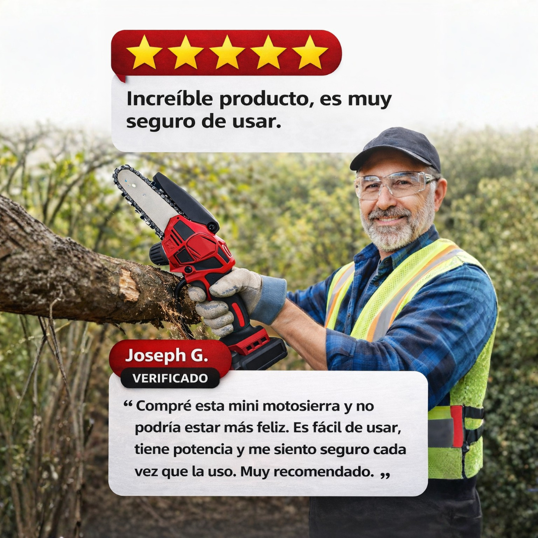 MOTOSIERRA INALÁMBRICA DE ALTA POTENCIA